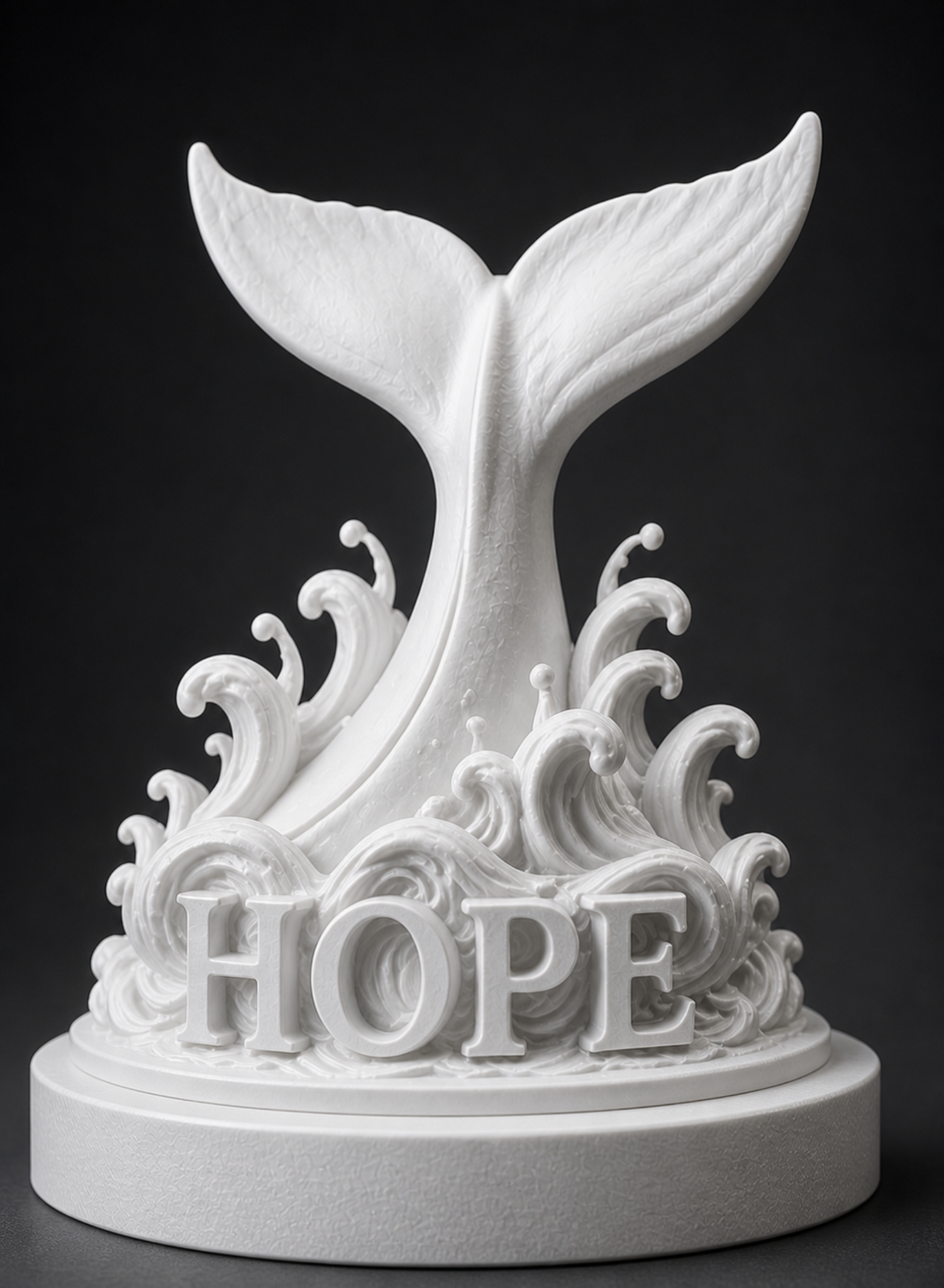 HOPE Statue Weiß